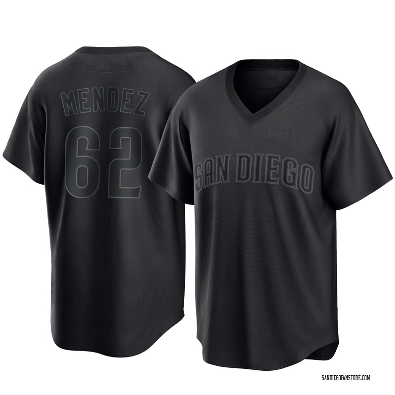 Miguel Mendez Youth San Diego Padres Pitch Fashion Jersey - Black Replica