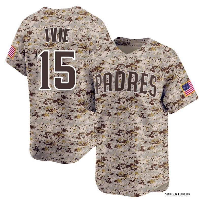 Mike Ivie Youth San Diego Padres 2nd Alternate Jersey - Camo Limited