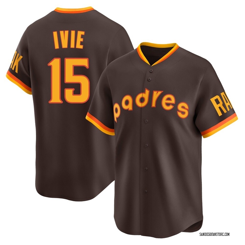 Mike Ivie Youth San Diego Padres Cooperstown Collection Jersey - Brown Limited