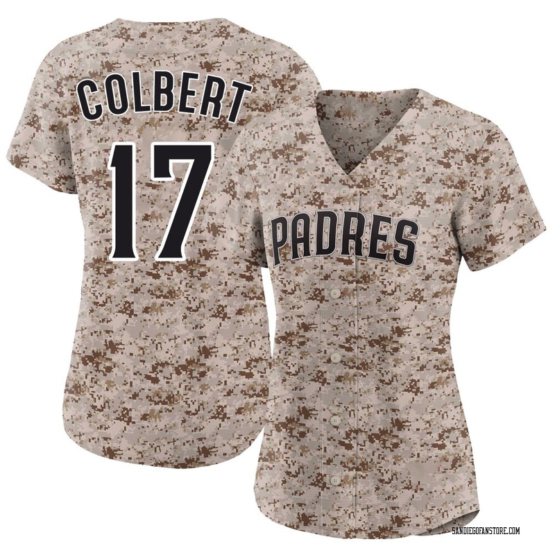 Nate Colbert Women's San Diego Padres 2nd Alternate Jersey - Camo Limited