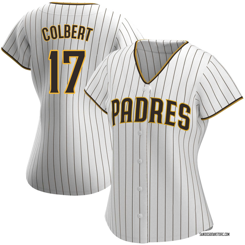 Nate Colbert Women's San Diego Padres Home Jersey - White/Brown Authentic