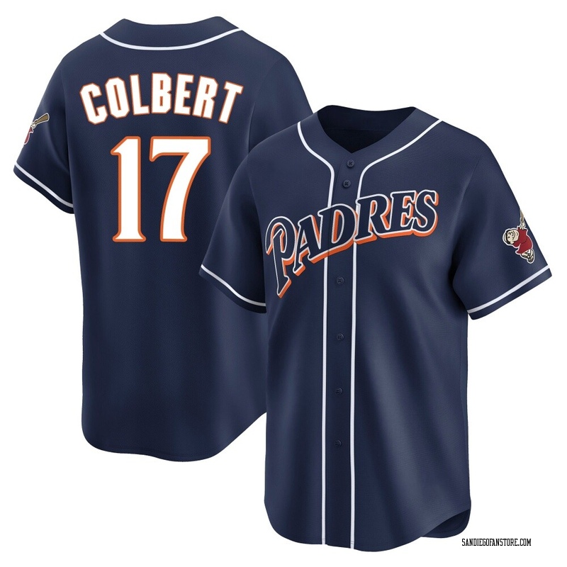 Nate Colbert Youth San Diego Padres Cooperstown Collection Jersey - Navy Limited