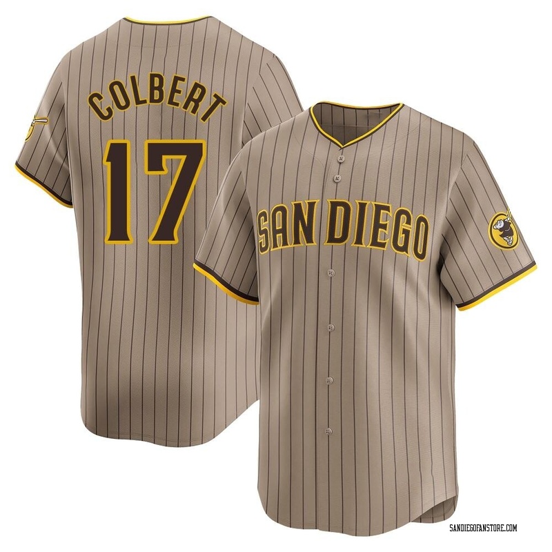 Nate Colbert Youth San Diego Padres Tan Alternate Jersey - Limited