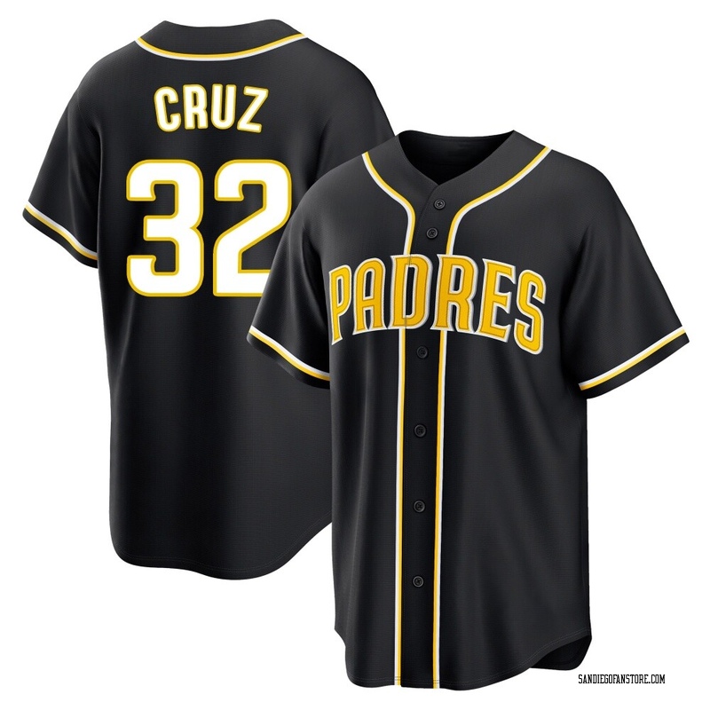 Nelson Cruz Men's San Diego Padres Fashion Out Jersey - Black Replica