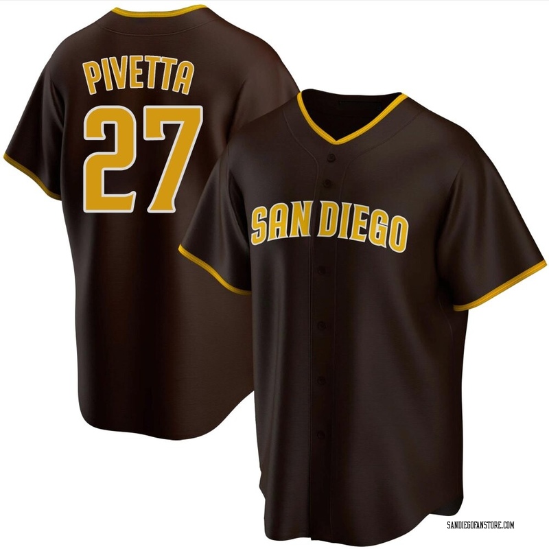 Nick Pivetta Men's San Diego Padres Road Jersey - Brown Replica