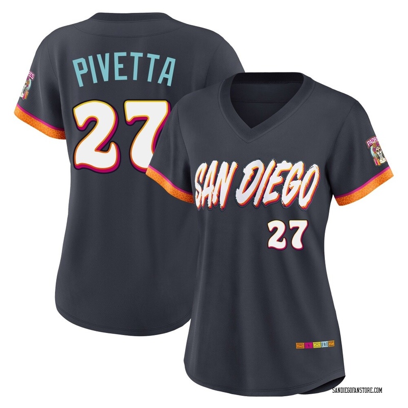 Nick Pivetta Women's San Diego Padres Obsidian 2026 City Connect Stadium Jersey - Limited