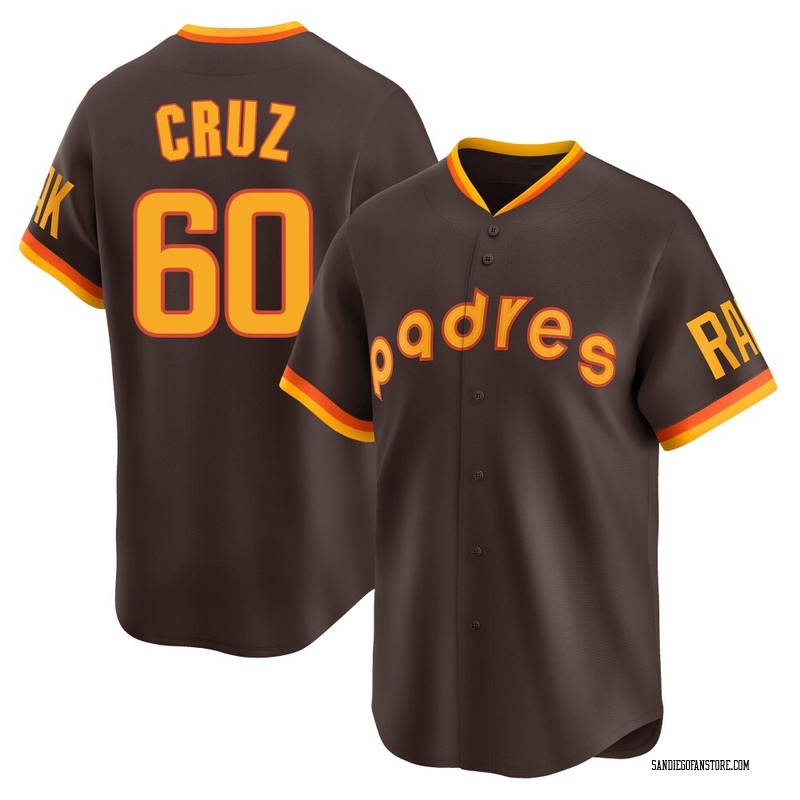 Omar Cruz Youth San Diego Padres Cooperstown Collection Jersey - Brown Limited