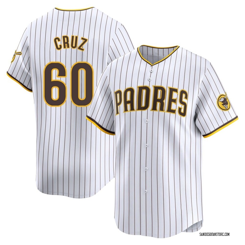 Omar Cruz Youth San Diego Padres Home Jersey - White Limited