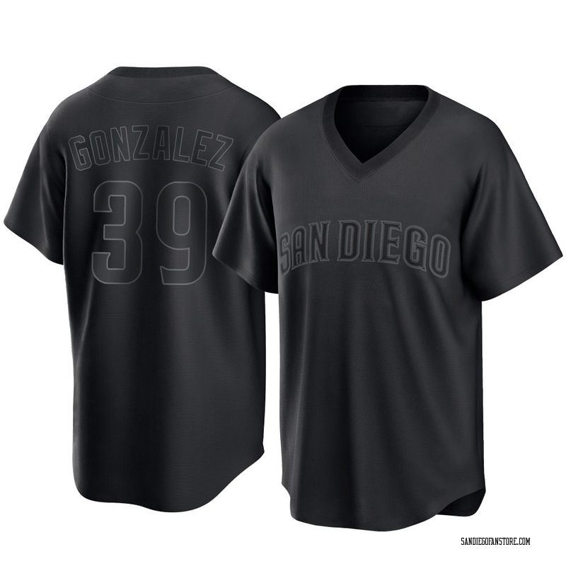 Oscar Gonzalez Youth San Diego Padres Pitch Fashion Jersey - Black Replica