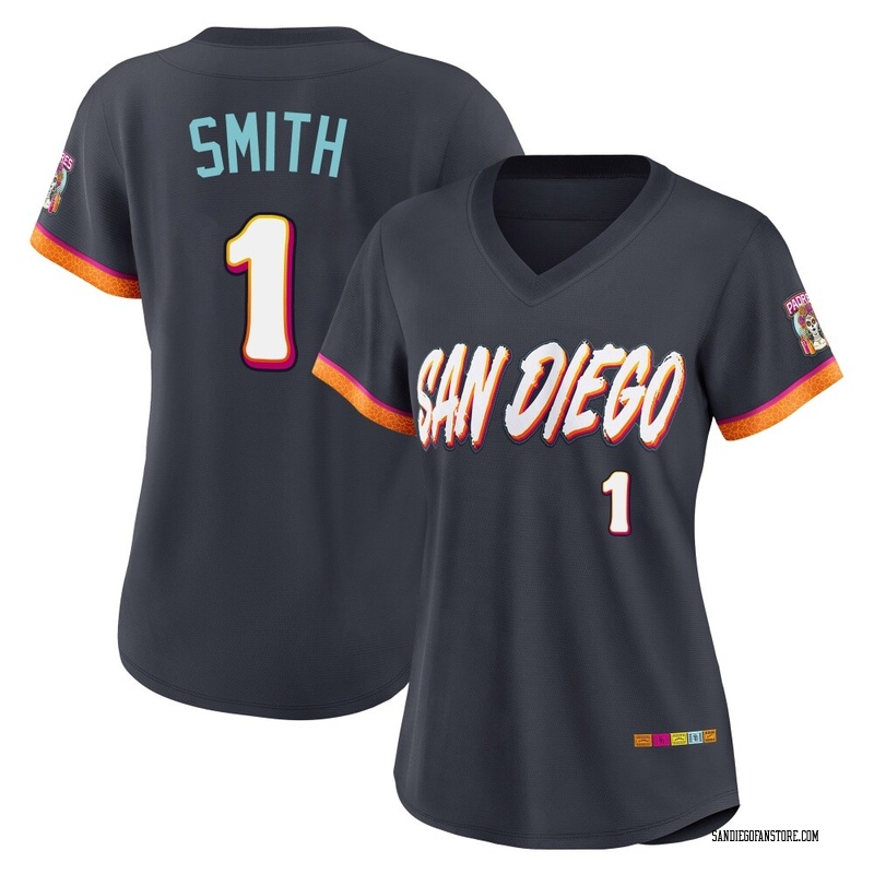 Ozzie Smith Women's San Diego Padres Obsidian 2026 City Connect Stadium Jersey - Limited