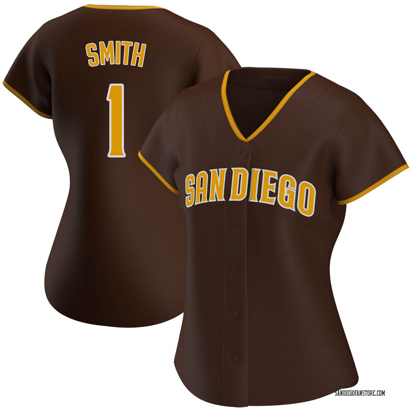 Ozzie Smith Women's San Diego Padres Road Jersey - Brown Authentic