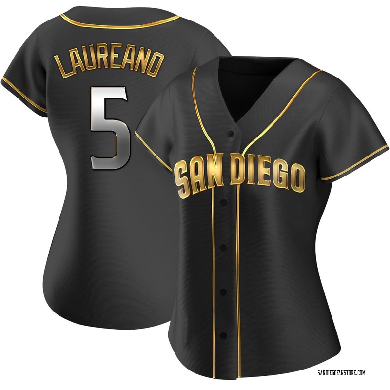 Ramon Laureano Women's San Diego Padres Alternate Jersey - Black Golden Replica