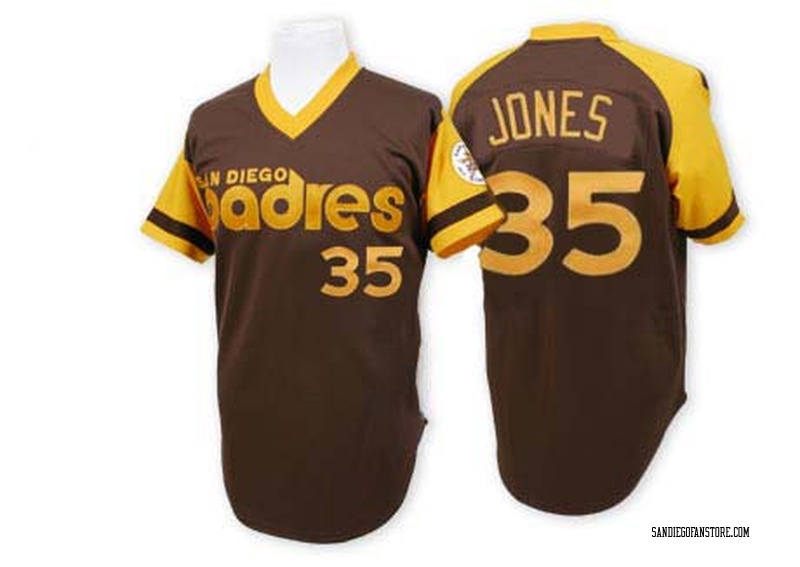 Randy Jones Men's San Diego Padres Throwback Jersey - Brown Authentic