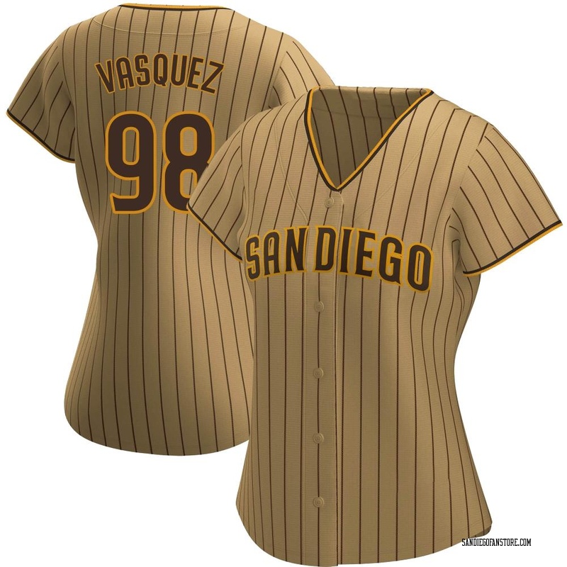 Randy Vasquez Women's San Diego Padres Alternate Jersey - Tan/Brown Replica