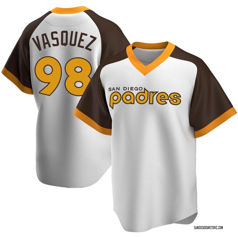 Randy Vasquez Youth San Diego Padres Home Cooperstown Collection Jersey - White Replica