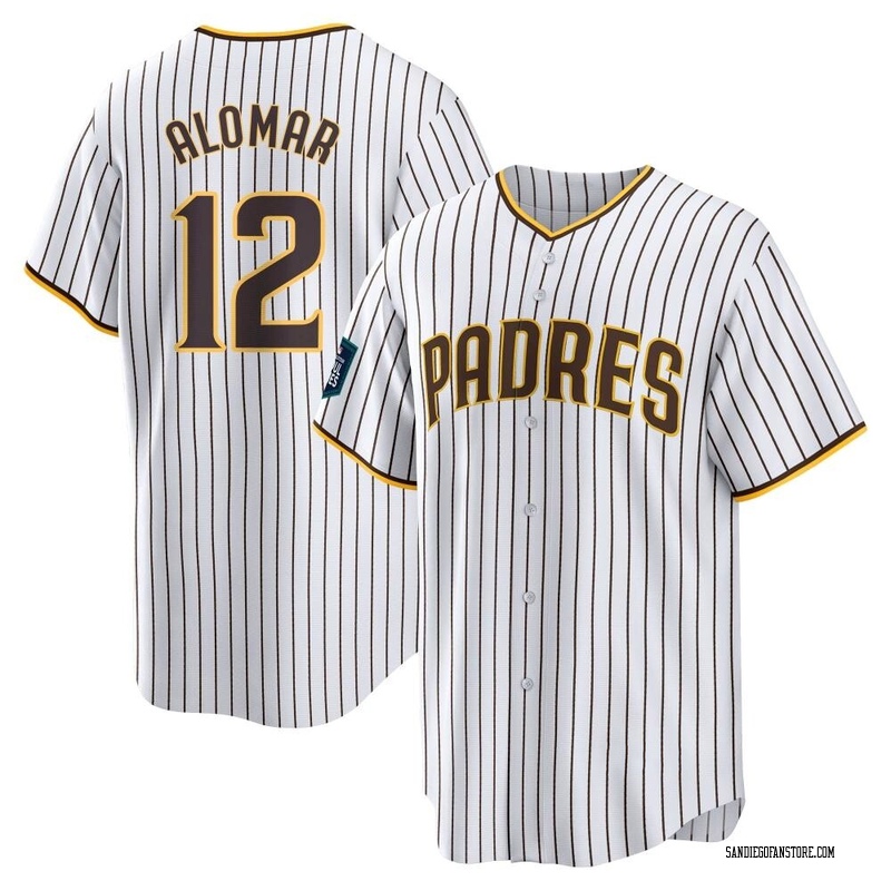 Roberto Alomar Men's San Diego Padres 2024 World Tour Seoul Series Home Jersey - White Replica