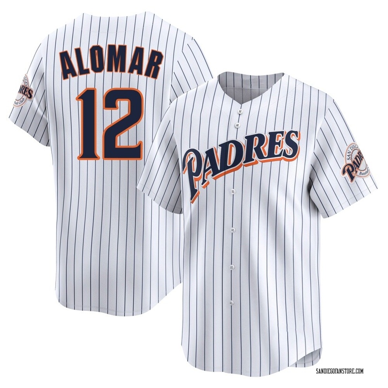 Roberto Alomar Men's San Diego Padres Cooperstown Collection Jersey - White Limited