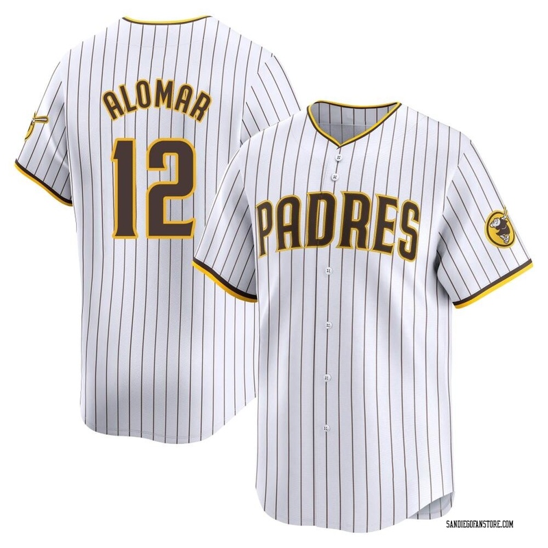 Roberto Alomar Men's San Diego Padres Home Jersey - White Limited