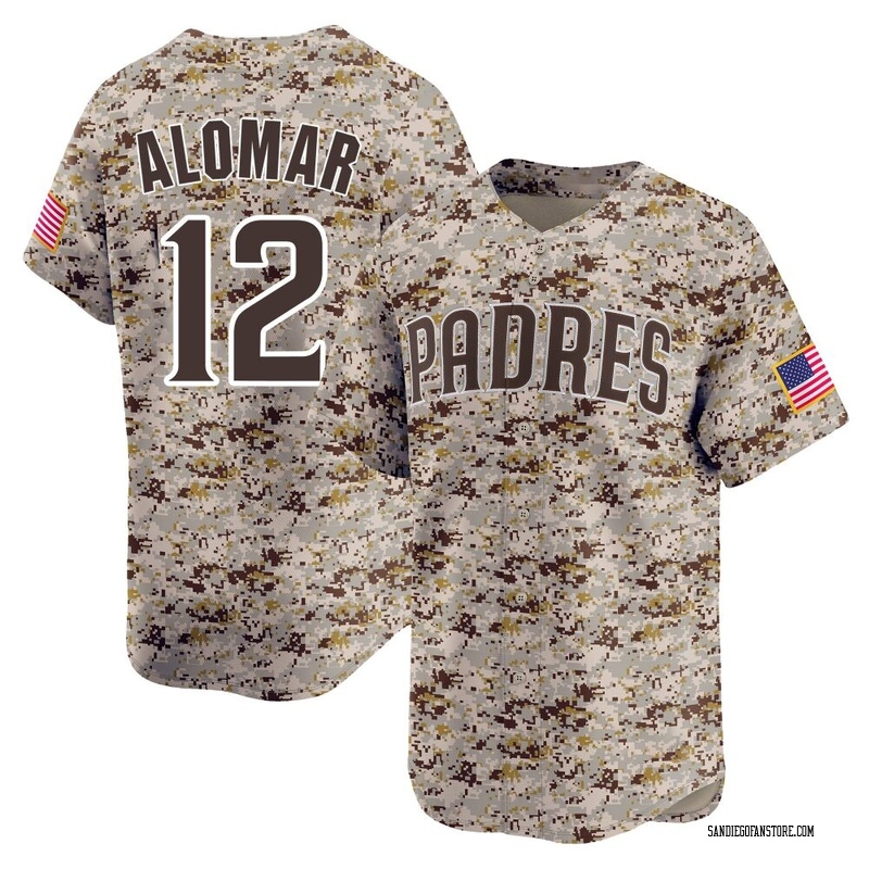 Roberto Alomar Youth San Diego Padres 2nd Alternate Jersey - Camo Limited