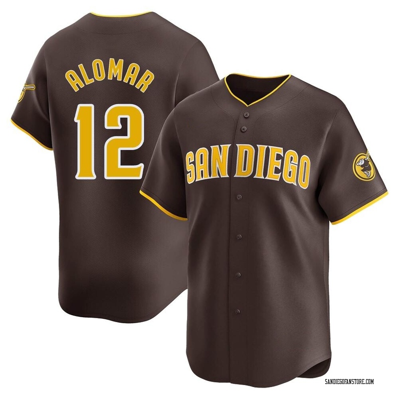Roberto Alomar Youth San Diego Padres Away Jersey - Brown Limited