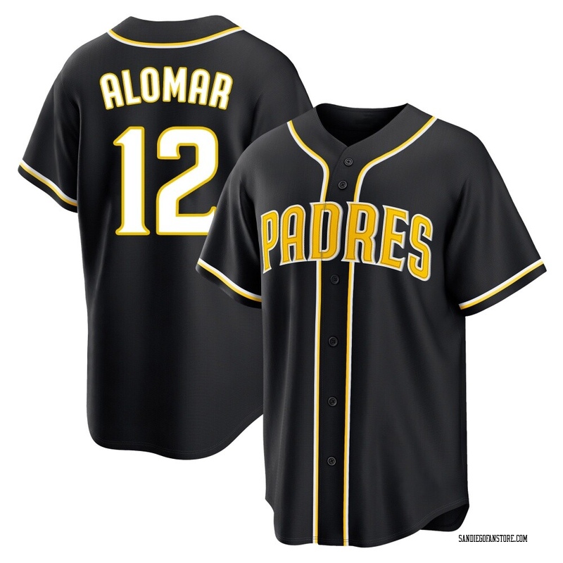 Roberto Alomar Youth San Diego Padres Fashion Out Jersey - Black Replica