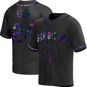 Robinson Cano Youth San Diego Padres Alternate Jersey - Black Holographic Replica