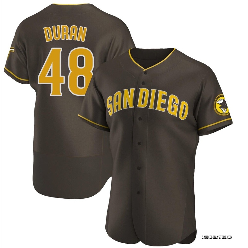 Rodolfo Duran Men's San Diego Padres Road Jersey - Brown Authentic