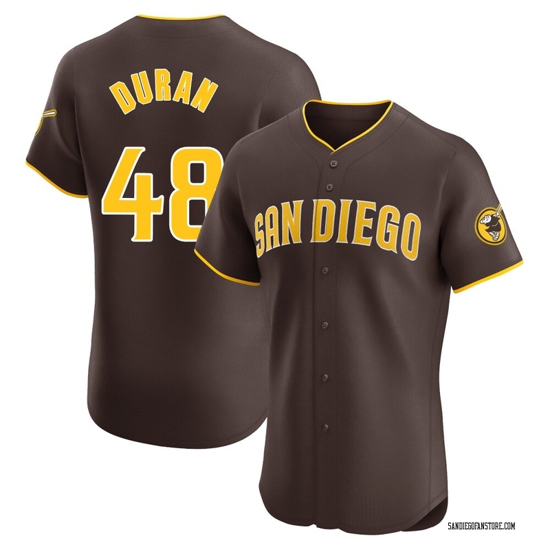Rodolfo Duran Men's San Diego Padres Road Vapor Premier Jersey - Brown Elite