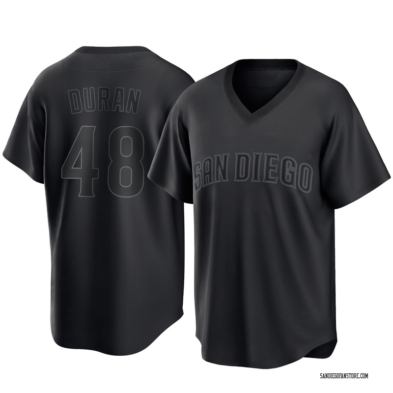 Rodolfo Duran Youth San Diego Padres Pitch Fashion Jersey - Black Replica