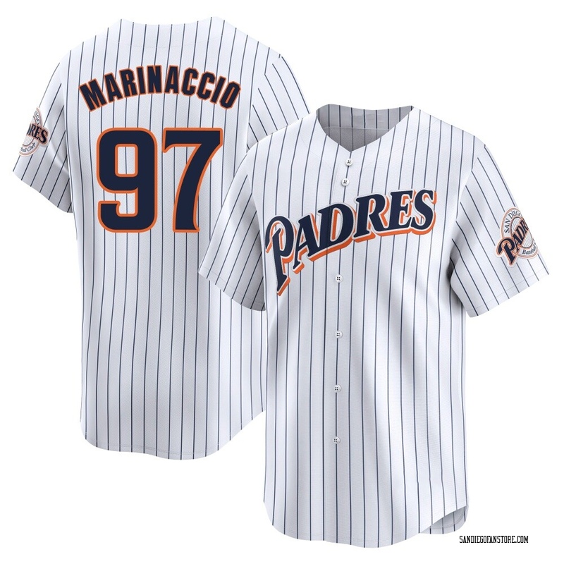 Ron Marinaccio Men's San Diego Padres Cooperstown Collection Jersey - White Limited