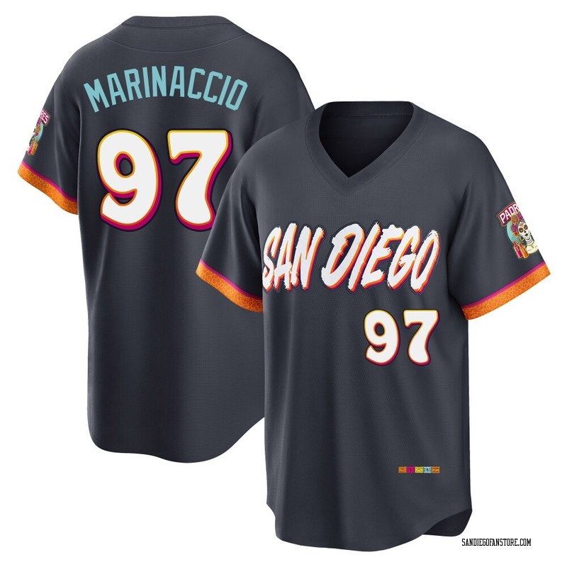 Ron Marinaccio Youth San Diego Padres Obsidian 2026 City Connect Stadium Jersey - Limited