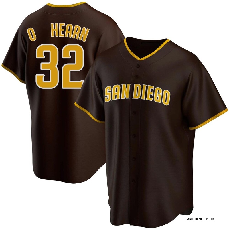 Ryan O'Hearn Men's San Diego Padres Road Jersey - Brown Replica
