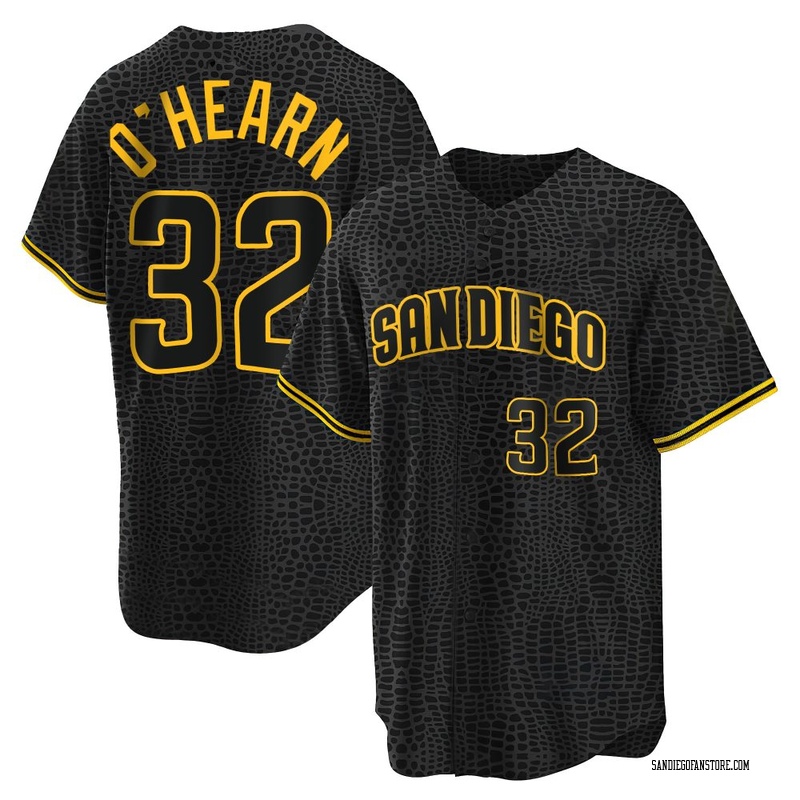 Ryan O'Hearn Men's San Diego Padres Snake Skin City Jersey - Black Replica