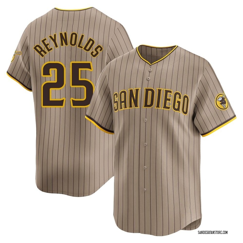 Sean Reynolds Men's San Diego Padres Tan Alternate Jersey - Limited