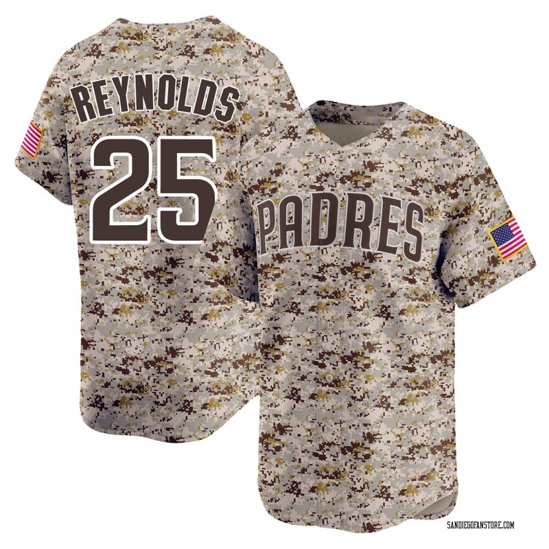 Sean Reynolds Youth San Diego Padres 2nd Alternate Jersey - Camo Limited