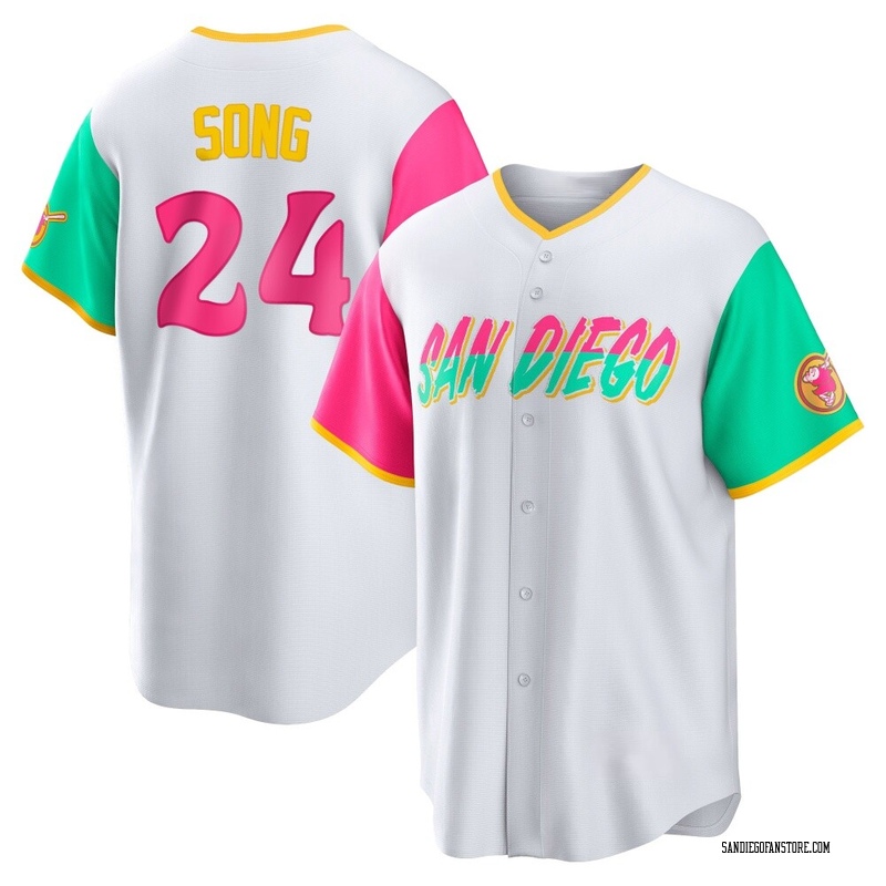 Sung-Mun Song Men's San Diego Padres 2022 City Connect Jersey - White Replica