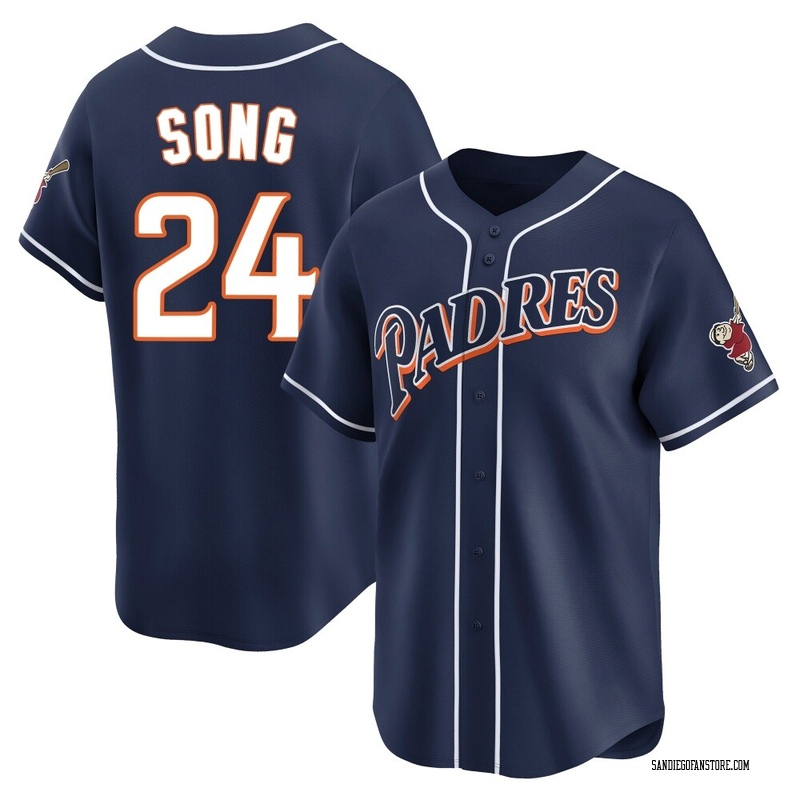 Sung-Mun Song Youth San Diego Padres Cooperstown Collection Jersey - Navy Limited