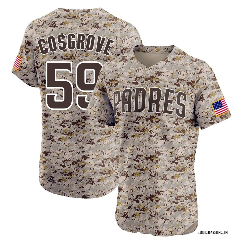 Tom Cosgrove Men's San Diego Padres Alternate Vapor Premier Jersey - Camo Elite