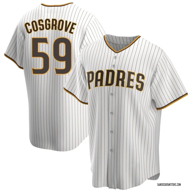 Tom Cosgrove Men's San Diego Padres Home Jersey - White/Brown Replica