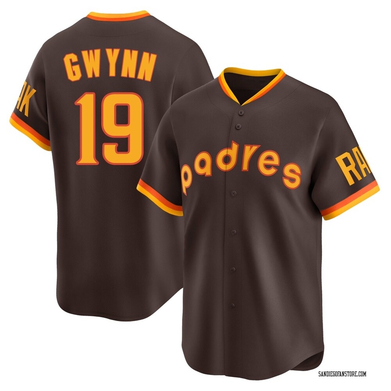 Tony Gwynn Youth San Diego Padres Cooperstown Collection Jersey - Brown Limited