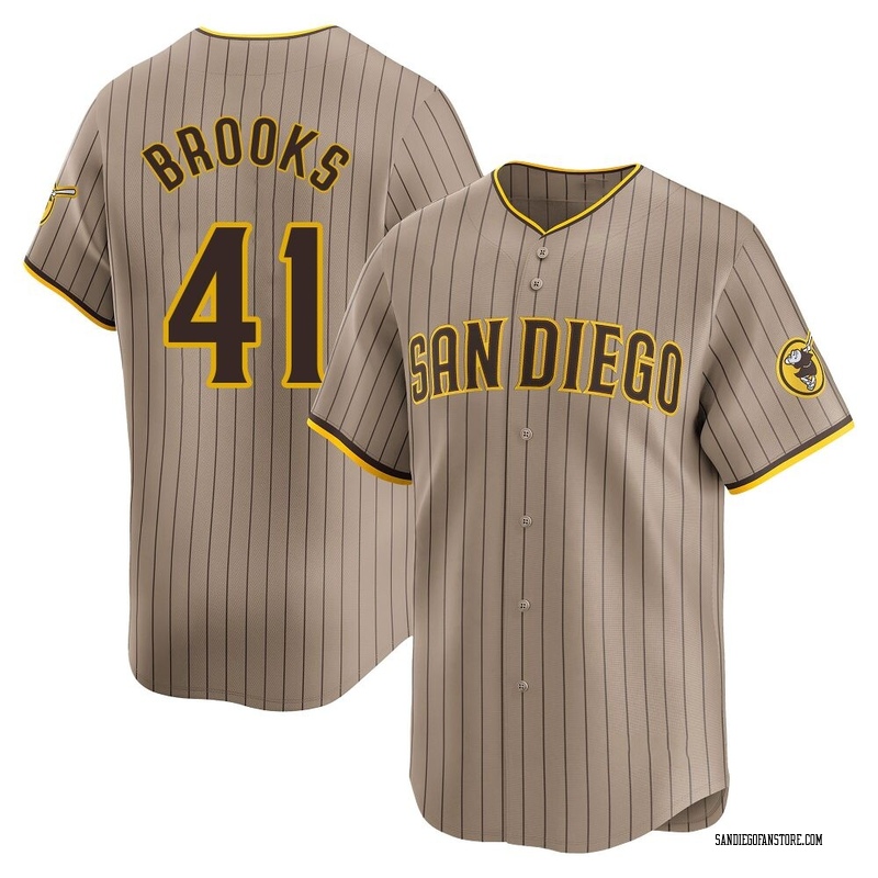 Trenton Brooks Men's San Diego Padres Tan Alternate Jersey - Limited