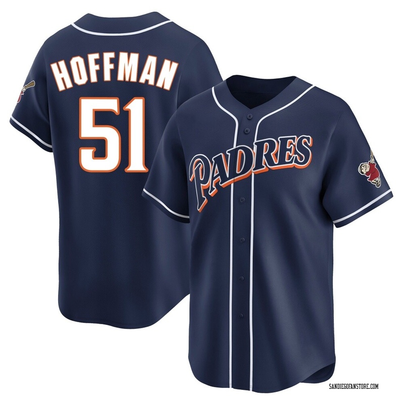 Trevor Hoffman Men's San Diego Padres Cooperstown Collection Jersey - Navy Limited