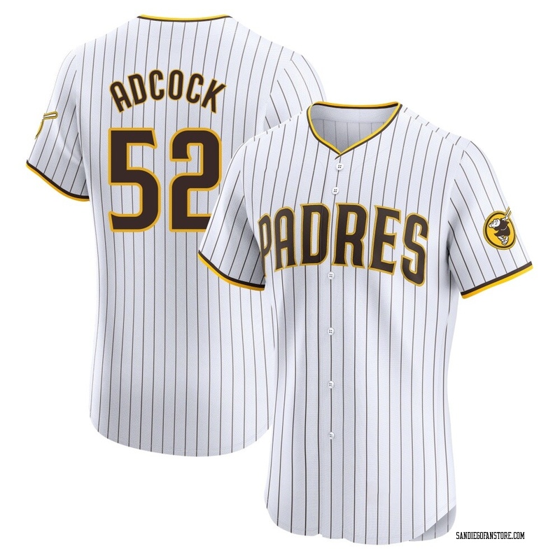 Ty Adcock Men's San Diego Padres Home Jersey - White Elite