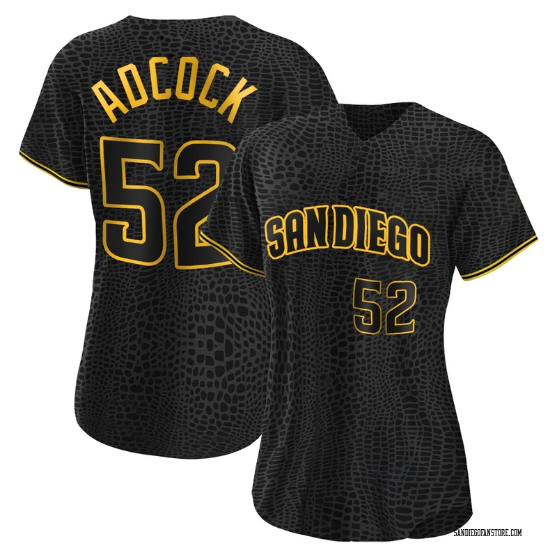 Ty Adcock Women's San Diego Padres Snake Skin City Jersey - Black Replica
