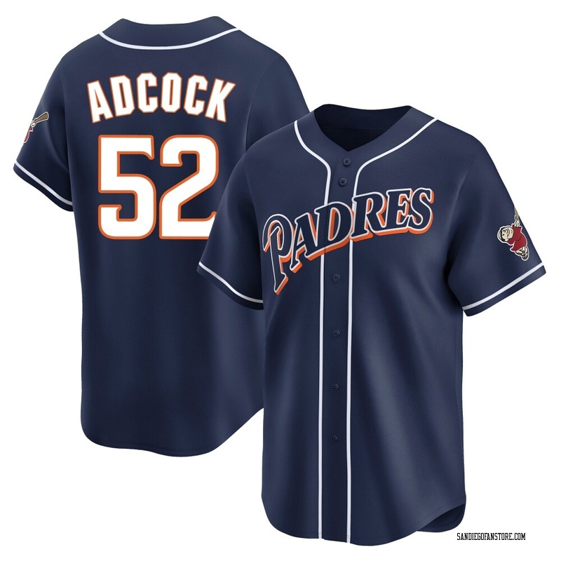 Ty Adcock Youth San Diego Padres Cooperstown Collection Jersey - Navy Limited
