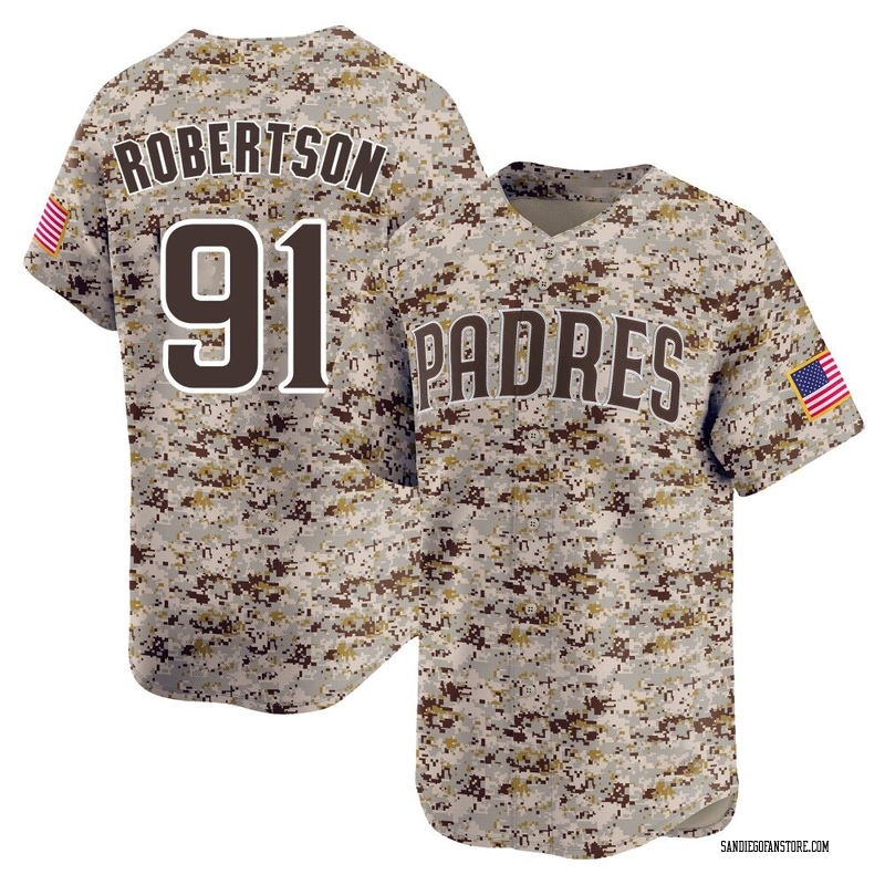 Tyler Robertson Youth San Diego Padres 2nd Alternate Jersey - Camo Limited