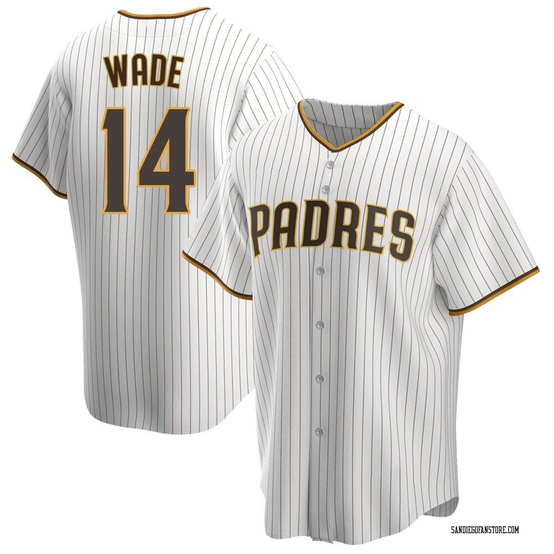 Tyler Wade Youth San Diego Padres Home Jersey - White/Brown Replica