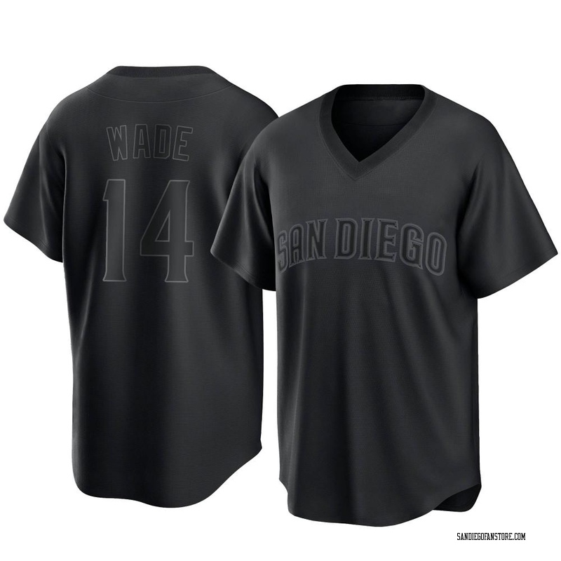Tyler Wade Youth San Diego Padres Pitch Fashion Jersey - Black Replica