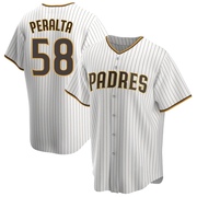 Wandy Peralta Youth San Diego Padres Home Jersey - White/Brown Replica
