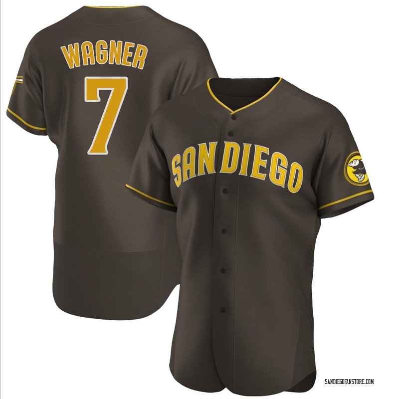 Will Wagner Men's San Diego Padres Road Jersey - Brown Authentic